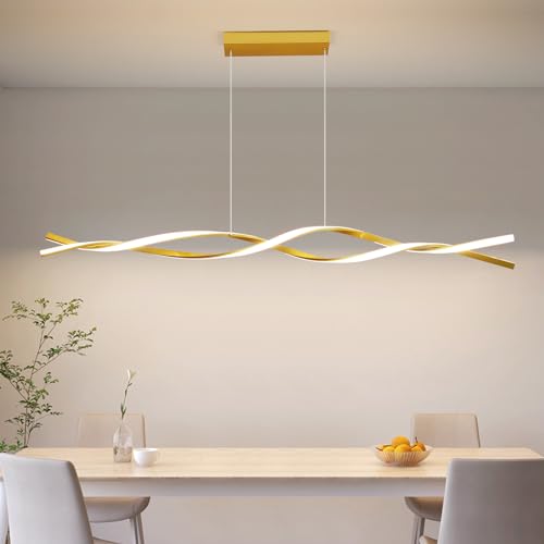 57in Large Gold Modern Ceiling Pendant Light
