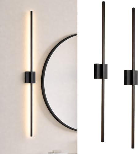 Black Wall Sconces Set of Two