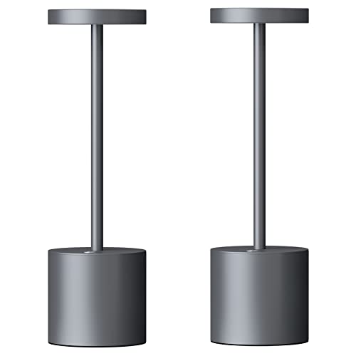 2 Pack Cordless Table Lamp Rechargeable (2 Count)