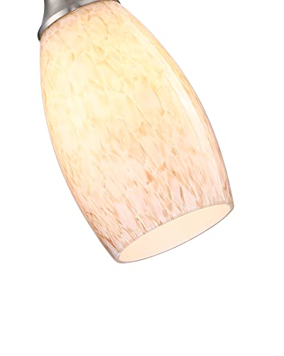 Mini Milk Glass Pendant Light