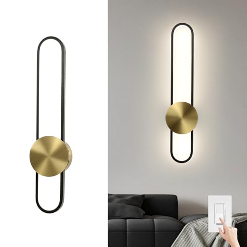 Modern Wall Sconce 4000K Dimmable LED Wall Light Fixture