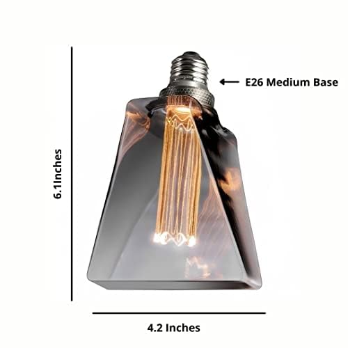 Decorative Light Bulb Eq 20W ICE Style Shaped E26 Led Bulb Medium Base (2 Count)