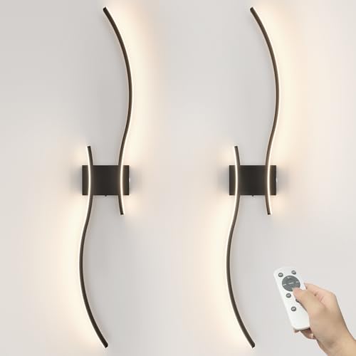 Battery Operated Wall Sconces Set of Two