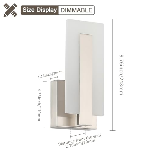 LED Wall Sconce Set of 2