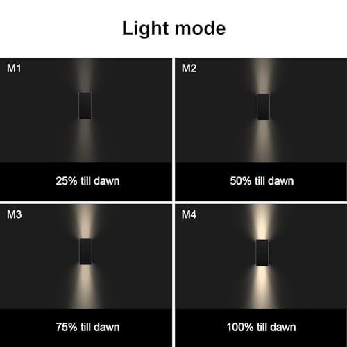 Solar Wall Light Outdoor Waterproof Up and Down