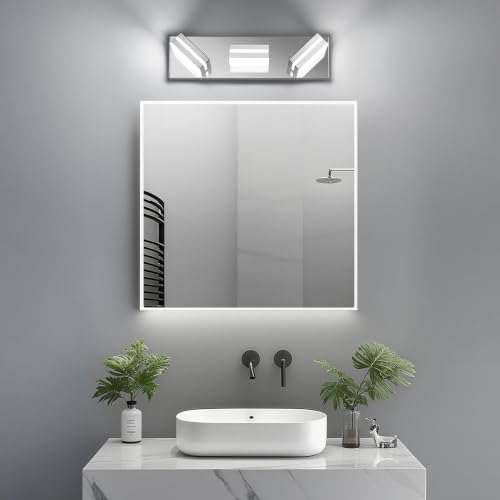 Modern LED Stainless Steel Chrome Acrylic Bathroom Lights Fixtures 3