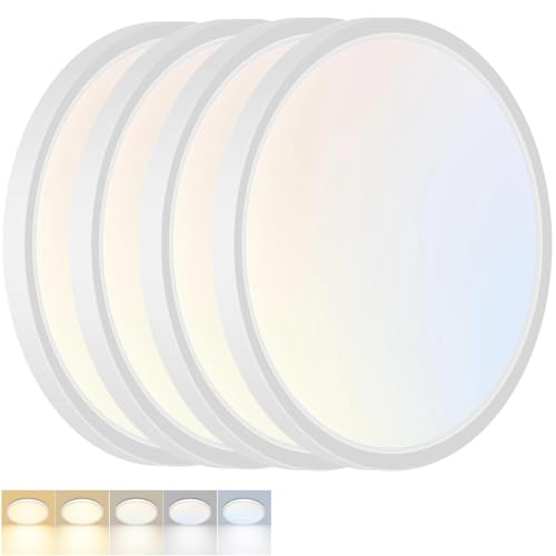 4 Pack LED Flush Mount Ceiling Light
