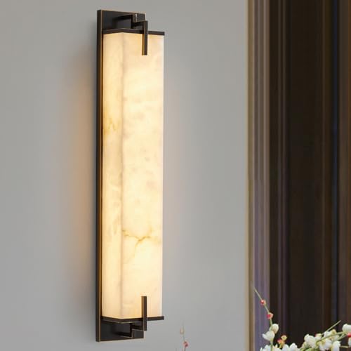 Modern Marble Wall Sconce Natural Alabaster Sconce