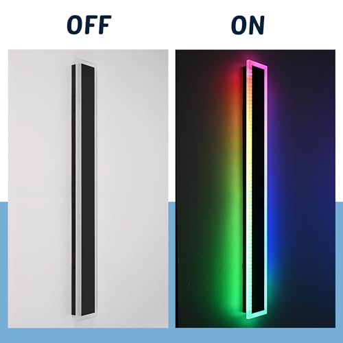 2 Pack 32 Inch Long Outdoor RGB Wall Light Waterproof IP65
