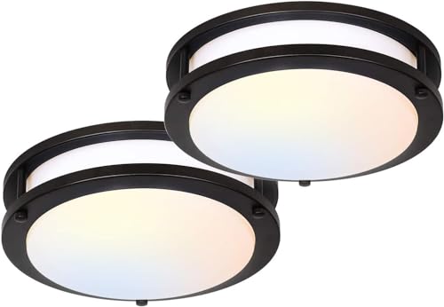 13 inch Flush Mount LED Ceiling Light Fixture (2 Count)