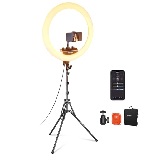 18 inch Ring Light with Tripod Stand and Phone Holder