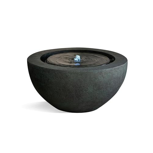 9.65" H Round Sphere Water Fountain Indoor