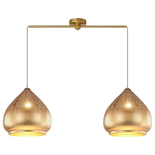Gold Moroccan Pendant Light 2
