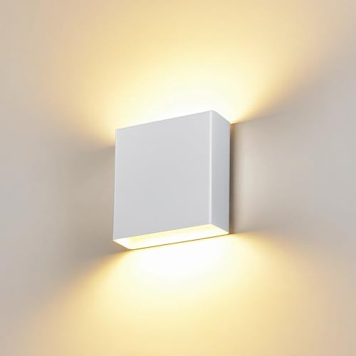Bright Silver Up and Down Wall Sconce