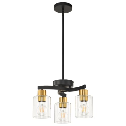 Black Brass Dining Room Chandelier