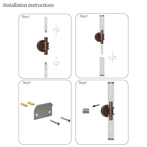 Nickel Wireless Battery Operated Wall Sconces with Remote