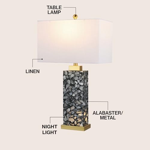 Elizabeth Alabaster Nightlight Lamp 27.5"