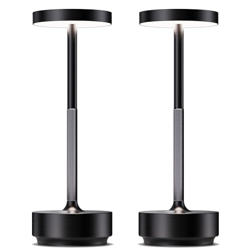 LED Cordless Table Lamp Rechargeable (2 Count)