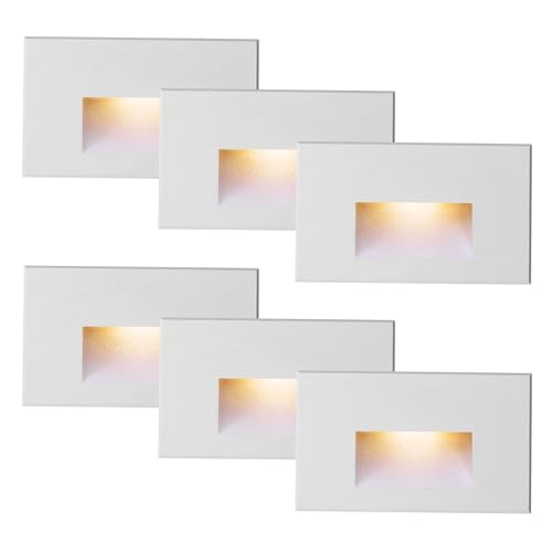 LED Stair Lights Outdoor Indoor Step Lights (6 Count)