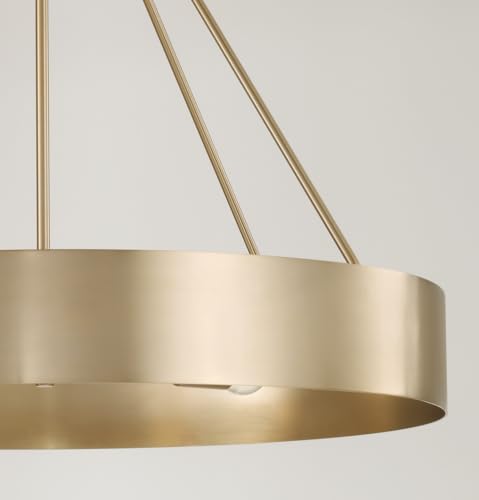 Capital Lighting 453041MA Weller Modern Metal Cylindrical Chandelier