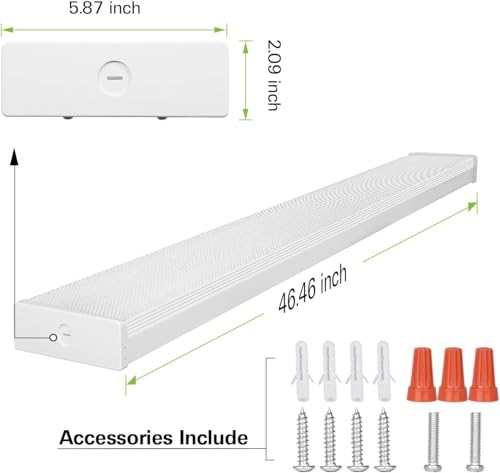4FT LED Wraparound Light with 3 Wattages (4 Count)