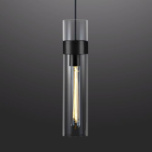 Modern Glass Black Pendant Lights Kitchen Island