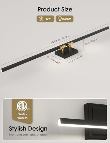 Modern Bathroom Vanity Light 48 inch