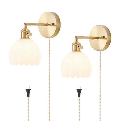 Plug in Wall Sconces Set of 2 (2 Count)