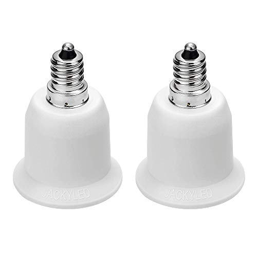 2 Pack E12 to E26 Adapter (2 Count)