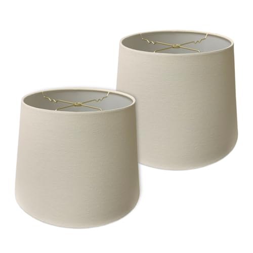 Tapered Shallow Drum Hardback Shade (2 Count)