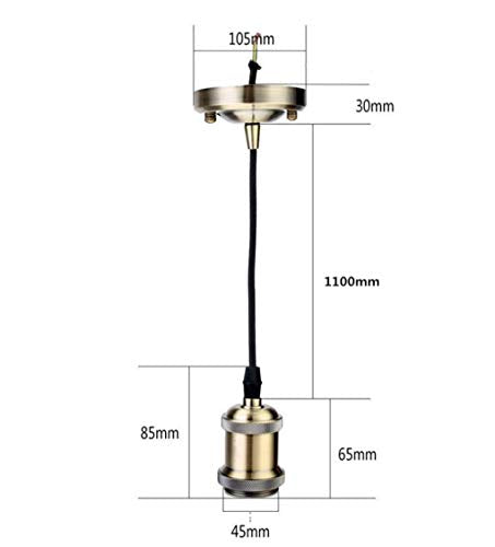 Mini Pendant Light EmyTock Single Vintage Socket E26