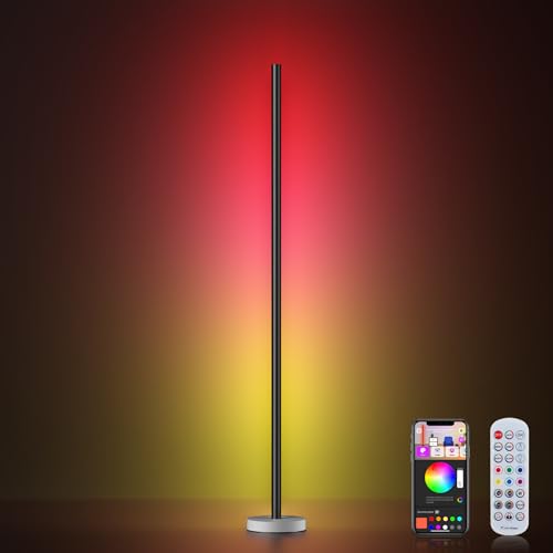 Smart RGBICW LED Corner Floor Lamp