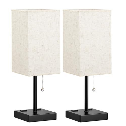 Bedside Lamp for Bedroom Set of 2 (2 Count)