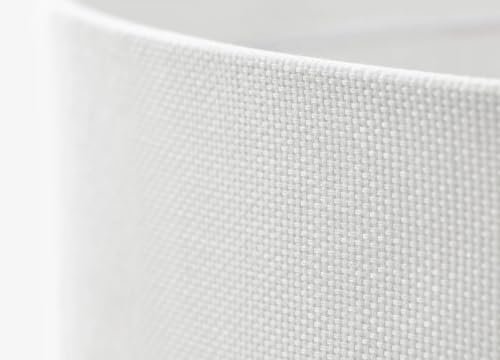 2 Pack White Modern Cylinder Lamp Shades