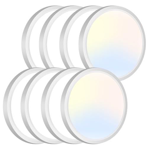 8Pack LED Flush Mount Ceiling Lights (8 Count)