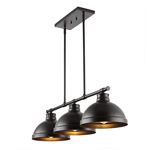 Asher 3 Light Linear Pendant 36" Metal