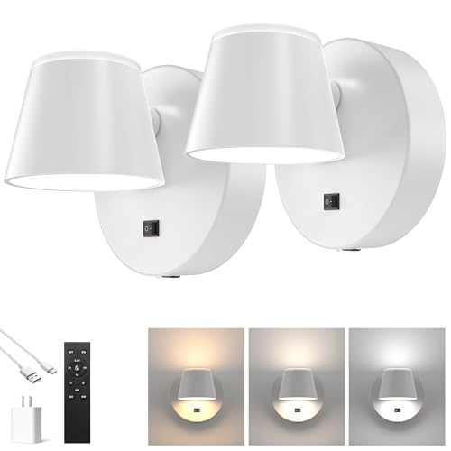 Battery Operated Wall Lights Set of Two (2 Count)