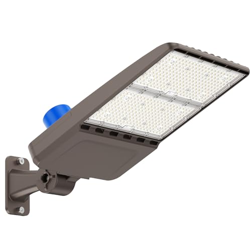 300W LED Parking Lot Lights Adjustable Arm Mount with Photocell 120