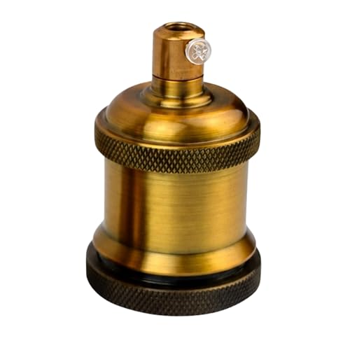 E26 Vintage Brass Lamp Socket Edison Pendant Light Socket Replacement