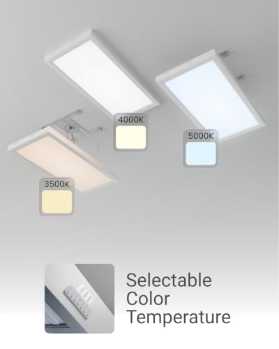 Sunco 6 Pack 1x2 LED Flat Panel Lights (6 Count)