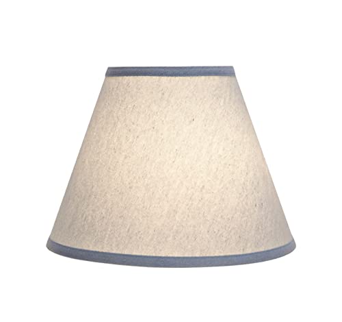 32196A Transitional Empire Shape Spider Construction Lamp Shade in Light Blue