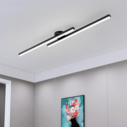 43.3" Modern Ceiling Light with Remote
