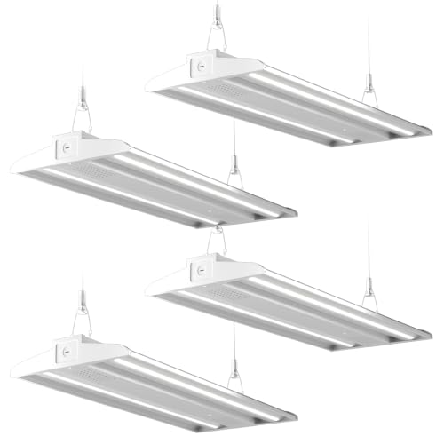 4 Pack 2FT 200W LED High Bay Light 30000LM High Bay Shop Light (4 Count)