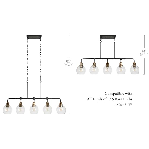 5 Light Kitchen Island Lighting