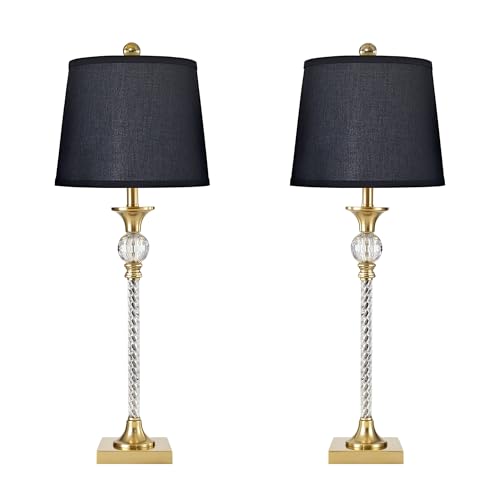 Crystal Buffet Table Lamps Set of 2 (2 Count)