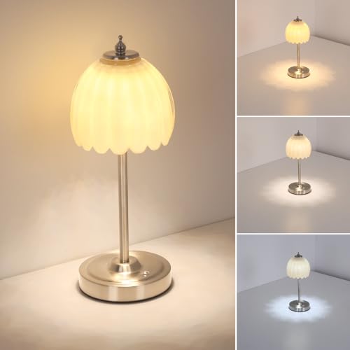 Tulip Table Lamp with 5200mAh Battery & Touch Control