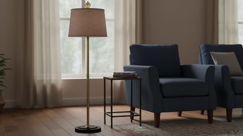32140 Transitional Hardback Empire Shaped Spider Construction Lamp Shade in Beige Linen Fabric
