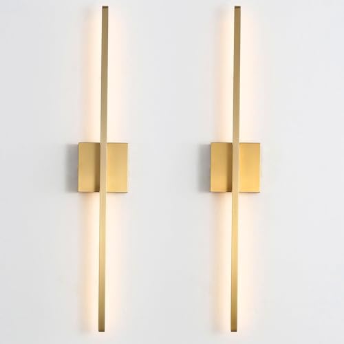 Gold Wall Sconces Set of Two (2 Count)