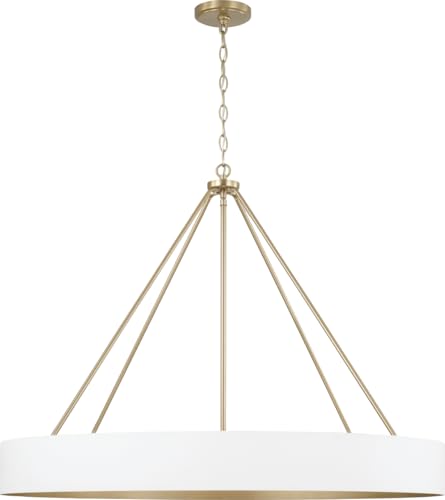 Capital Lighting 453061RE Weller Modern Metal Cylindrical Chandelier