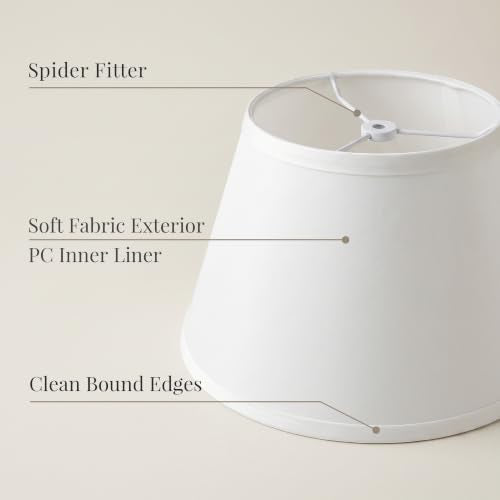 Small White Empire Lamp Shade for Table Lamp